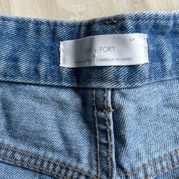 Oak + fork Jean shorts - small - Picture 2 of 2